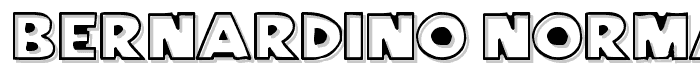 Bernardino Normal font